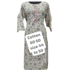 Cotton Straight Kurtis 30% discount