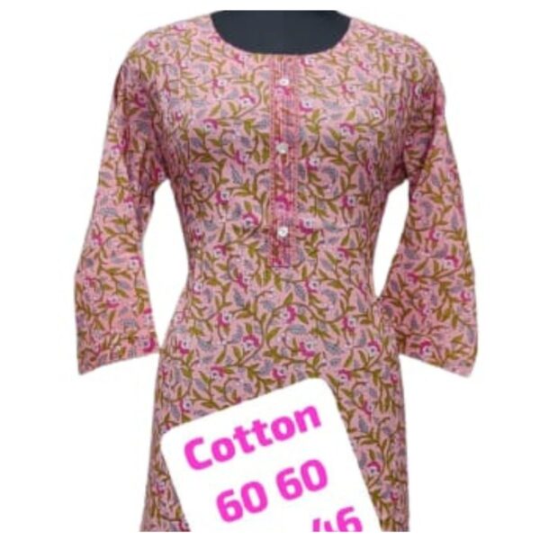 Cotton Straight Kurtis 30% discount